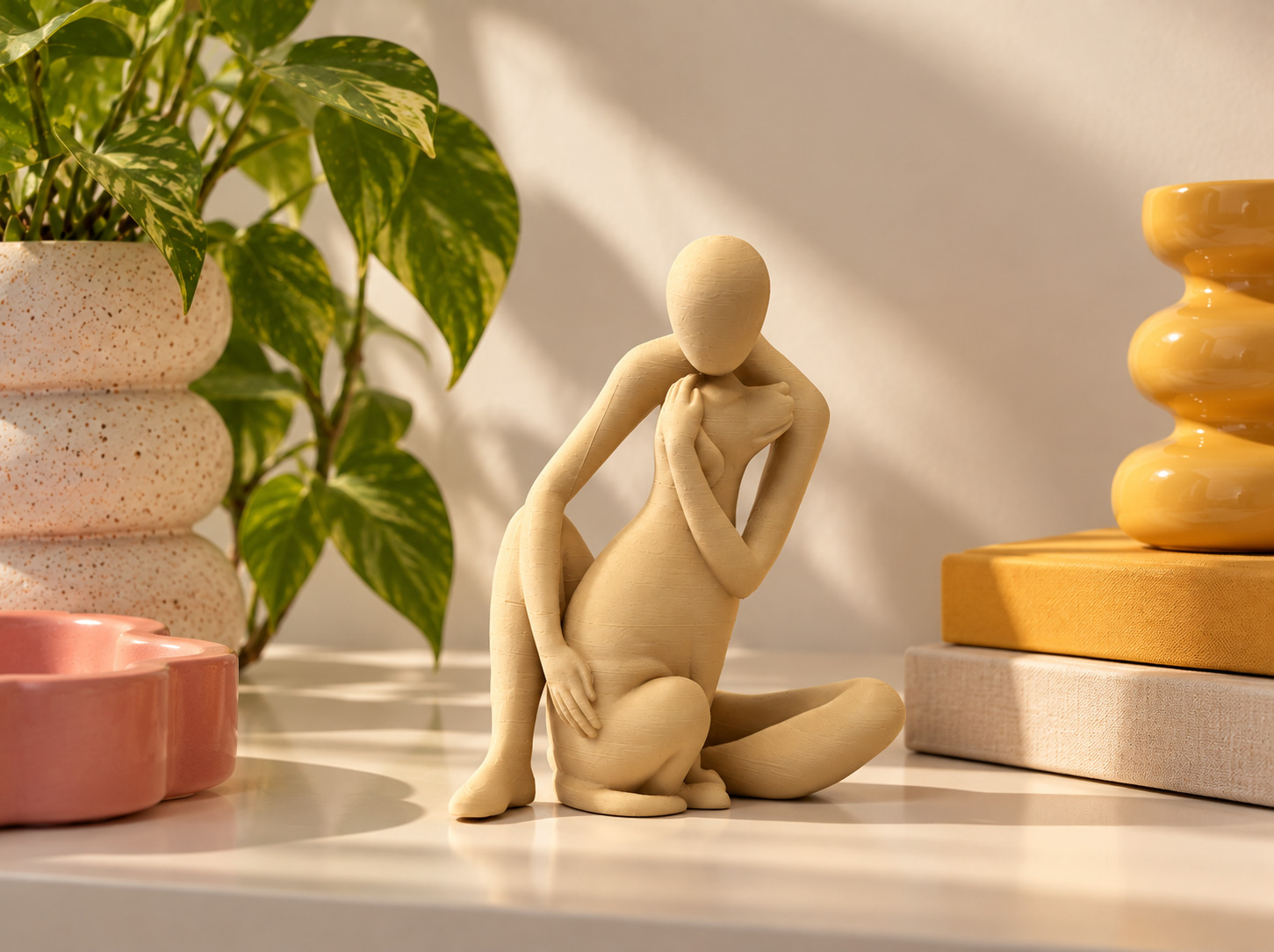 Figura Decorativa Mãe de Cão