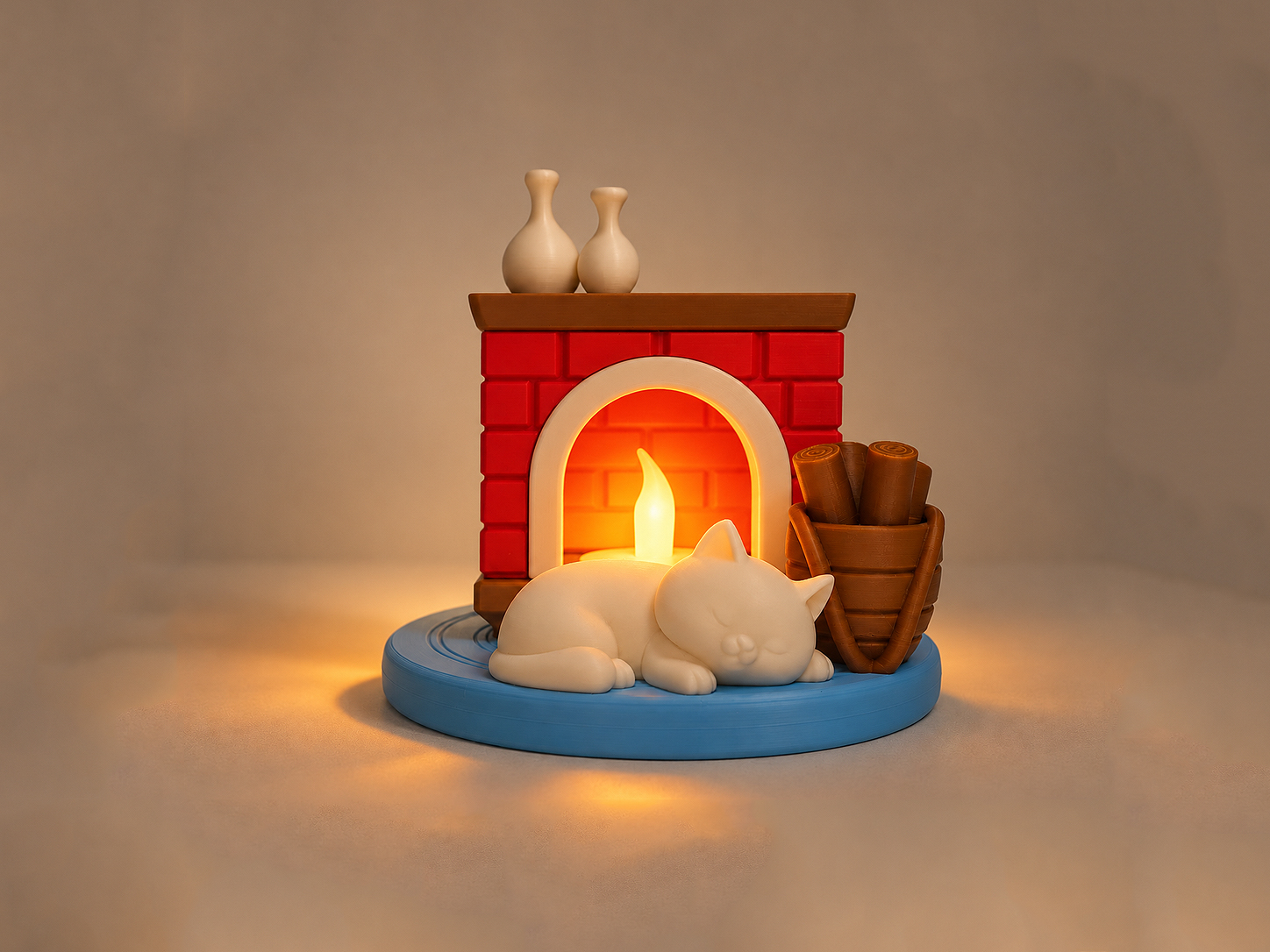 porta-velas-led-gato-lareira-cute